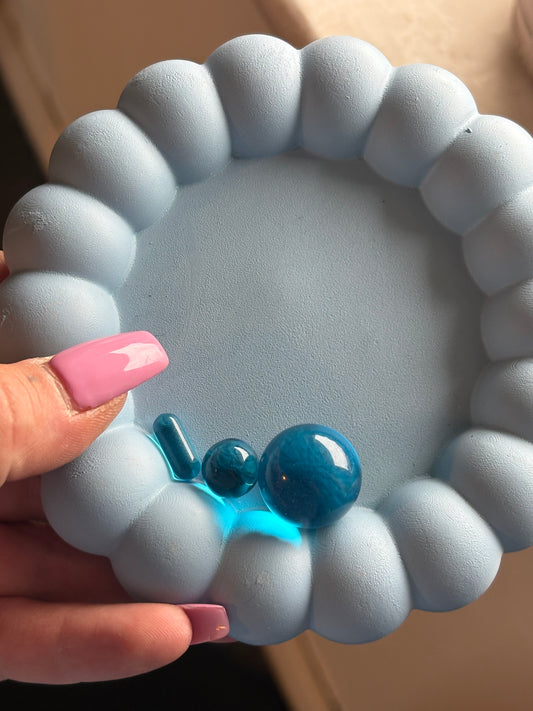 Ocean Blue Terp Slurper Set